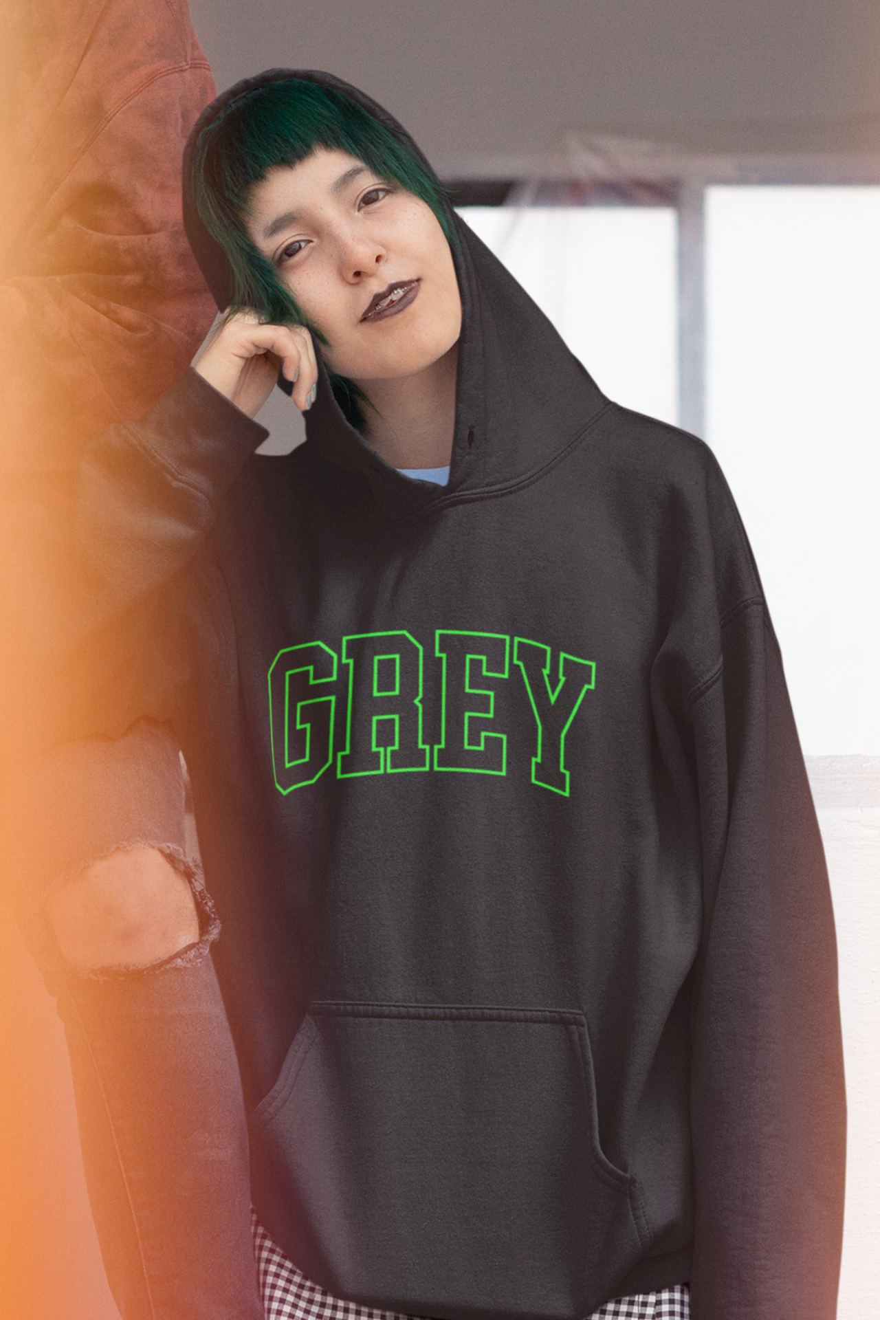 Grey Cosmic Academia Unisex Hoodie